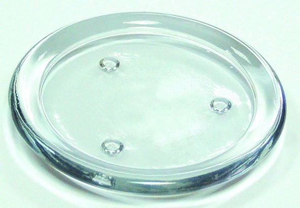 Kerzenhalter klein – Candle Holder small  - glass - Format 1,5 cm x Ø 11 cm – 1 Halter pro Packung