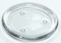Kerzenhalter klein – Candle Holder small  - glass - Format 1,5 cm x Ø 11 cm – 1 Halter pro Packung