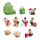 Polyresin-Figur - Out of the blue -  Glücksbringer in Mini-Tüte - Maße: 4x4cm - Lucky Charms -
