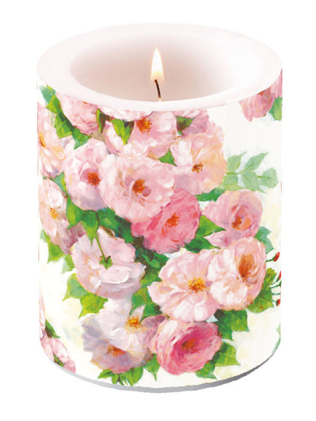 Kerze gross – Candle Big – Format: Ø 12 cm x 10 cm – Brenndauer: 75 Std. - 1 Kerze pro Packung – Arianna