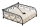 Serviettenspender gross – Napkin Holder big – Format: 18 x 18 x 7 cm – 1 Serviettenspender pro Packung - Heart Big Black – Herz schwarz - Ambiente