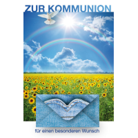 Kommunion Geldkarte Glückwunschkarte mit Umschlag...