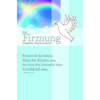 A Firmung Glückwunschkarte mit Briefumschlag Zur...