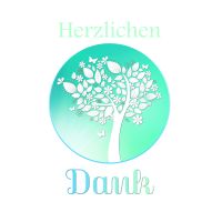Jugendweihe 5 Danksagungen mit 5 Umschlägen
