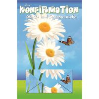 Konfirmation Gänseblümchen Schmetterling...
