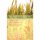 Konfirmation - Naturkarton - Glückwunschkarte im Format 11,5 x 17 cm mit Umschlag - Schriftkarte mit Getreideähren, mit Goldfolie - Skorpion