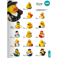 Sortiment Quietscheenten mit Display Inhalt: 40 Dekore...