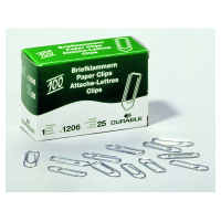 Durable Büroklammern 1206-25, 26mm, Metall verzinkt...