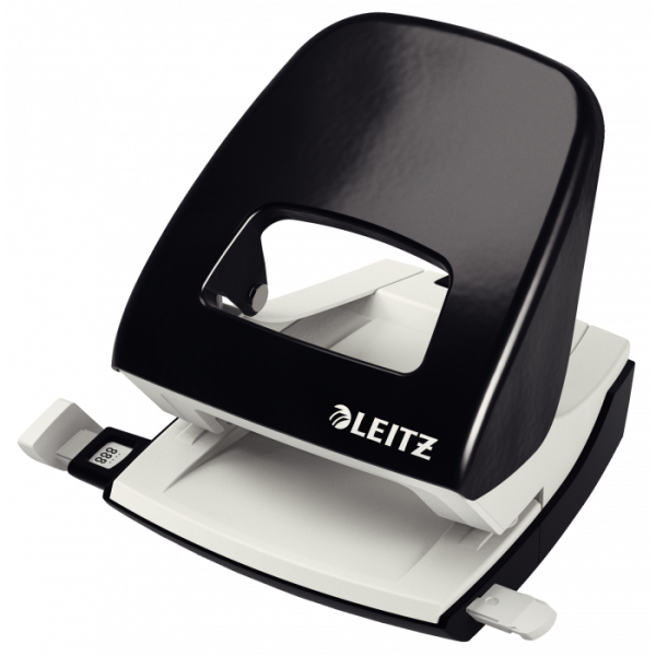 Bürolocher Leitz NeXXt, Metall, 30 Blatt, schwarz Leitz