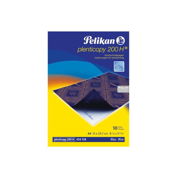 Pelikan Durchschreibepapier Handdurchschrift A4 blau Plenticopy 10 Blatt