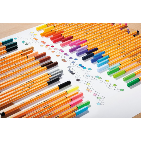 Fineliner STABILO® point 88®, 0,4 mm, rot