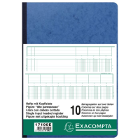 Geschäftsbuch Mehrkolonnen,Einband gelb, 10 Spalten...