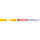 Edding Lackmarker 751 creative, 751-9-005, Stift, gelb, 1-2mm Rundspitze