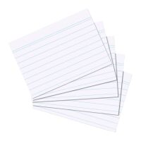 Karteikarte A5 100 Stück liniert weiß Herlitz