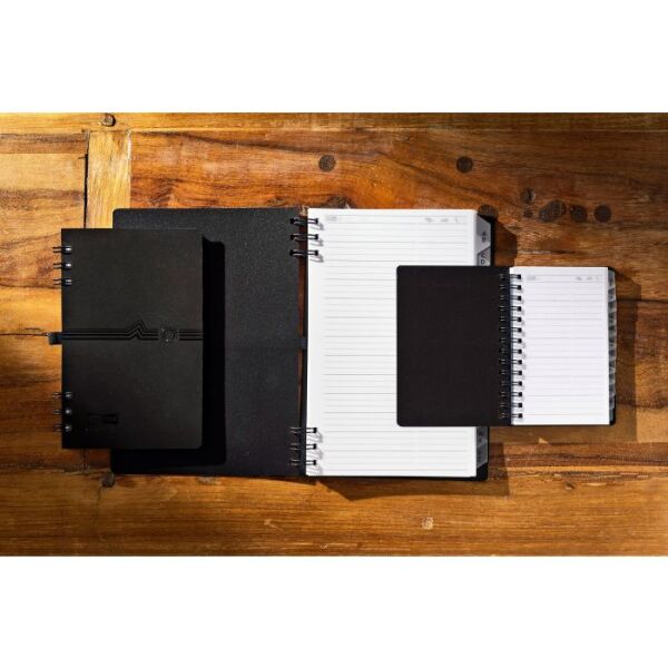Adressbuch Telefonringbuch Telefonbuchmappe PP 157 x 212 mm schwarz Veloflex