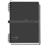 Adressbuch Telefonringbuch Telefonbuchmappe PP 157 x 212 mm schwarz Veloflex