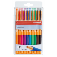 Tintenroller STABILO® pointVisco® Etui mit10 Stiften
