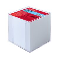 Zettelkasten Zettelbox 9x9x9cm transparent 700Blatt...