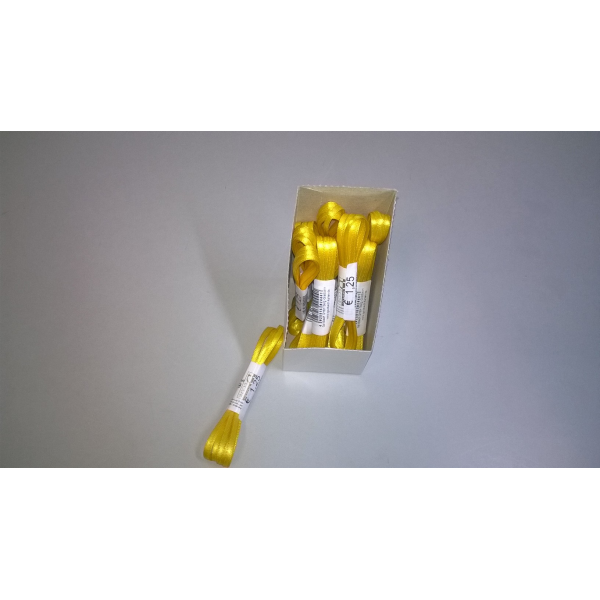 Uni-Doppelsatin – Schleifenband - 3mm x 3m – gelb