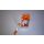 Uni-Doppelsatin – Schleifenband - 3mm x 3m - orange