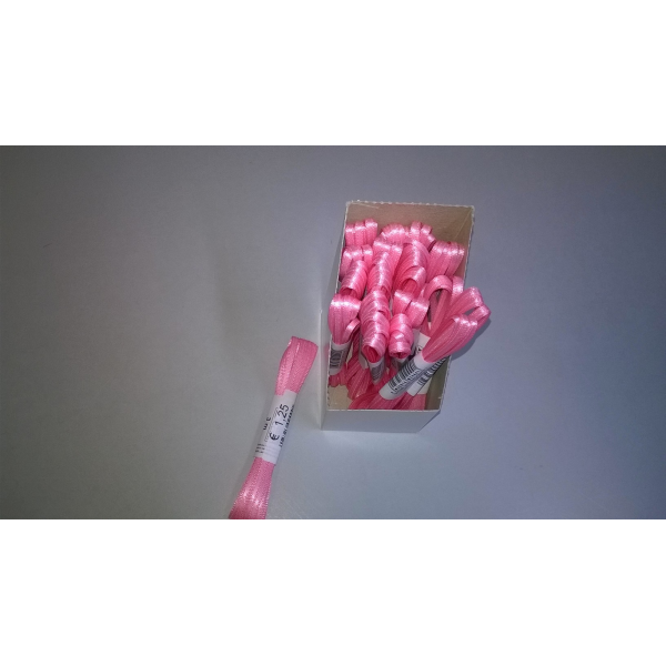 Uni-Doppelsatin Schleifenband Strängchen 3mm x 3m rosa