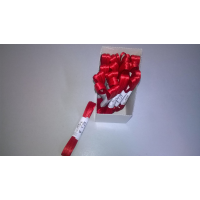 Uni-Doppelsatin – Schleifenband - 3mm x 3m - rot