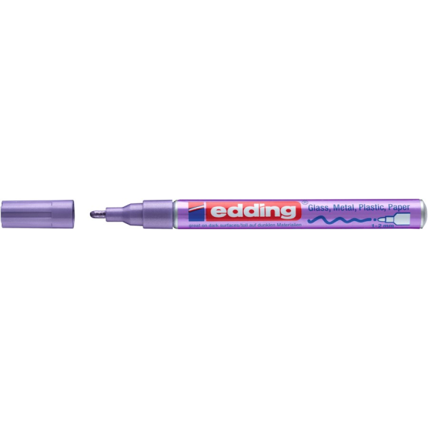 Edding Glanzlack-Marker creative 751, 1 - 2 mm, violett-metallic