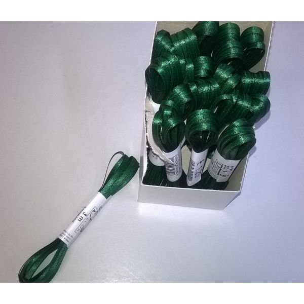 Uni-Doppelsatin – Schleifenband - 3mm x 3m - dunkelgrün