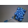 Uni-Doppelsatin Schleifenband Strängchen 3mm x 3m hellblau