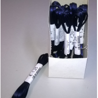 Uni-Doppelsatin – Schleifenband - 3mm x 3m - navyblau