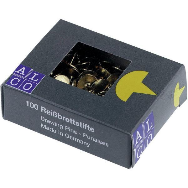 Reißnägel messing Garant Ø 9,5mm vermessingt 100 Stück