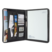 Schreibmappe A4 sw Elegance Unterlagenmappe Konferenzmappe
