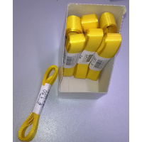 Uni-Taftband – Schleifenband - 15mm x 3m - gelb