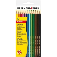 Buntstift Winner 12er Etui in 12 Farben, im Kartonetui,...