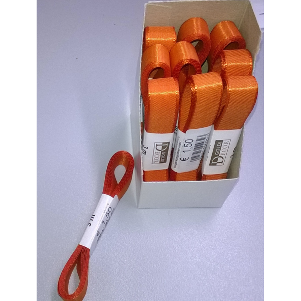 Uni-Taftband – Schleifenband - 15mm x 3m -  orange
