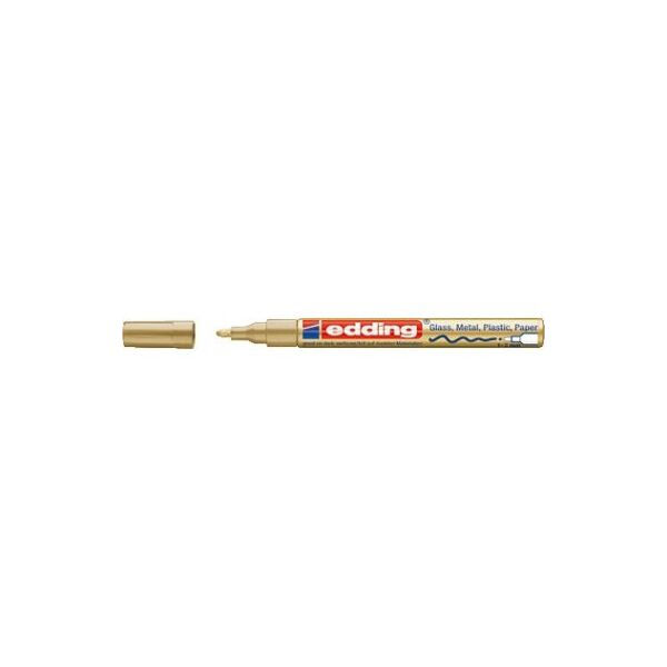 Edding Lackmarker 751 creative Stift gold, 1-2mm Rundspitze
