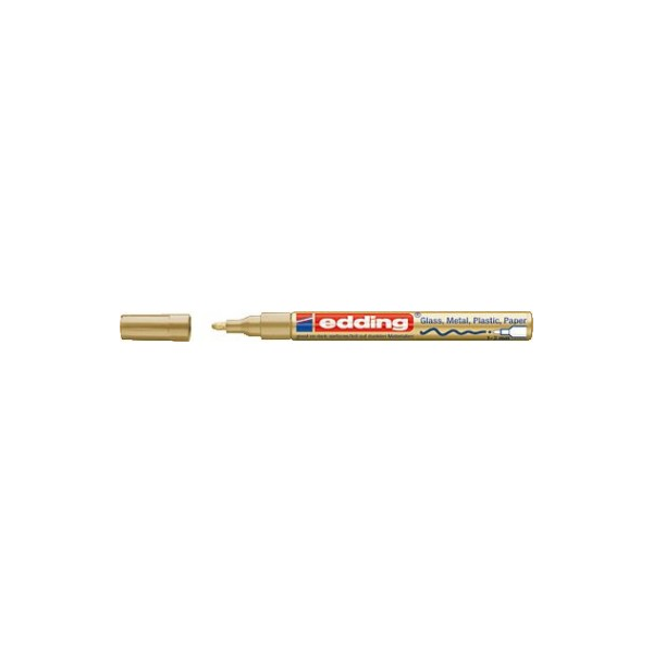 Edding Lackmarker 751 creative Stift gold, 1-2mm Rundspitze