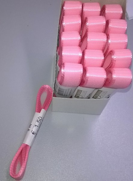 Uni-Taftband – Schleifenband - 15mm x 3m - rosa