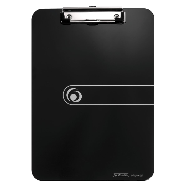 Klemmbrett PS A4 opak schwarz easy orga to go Kunststoff Herlitz