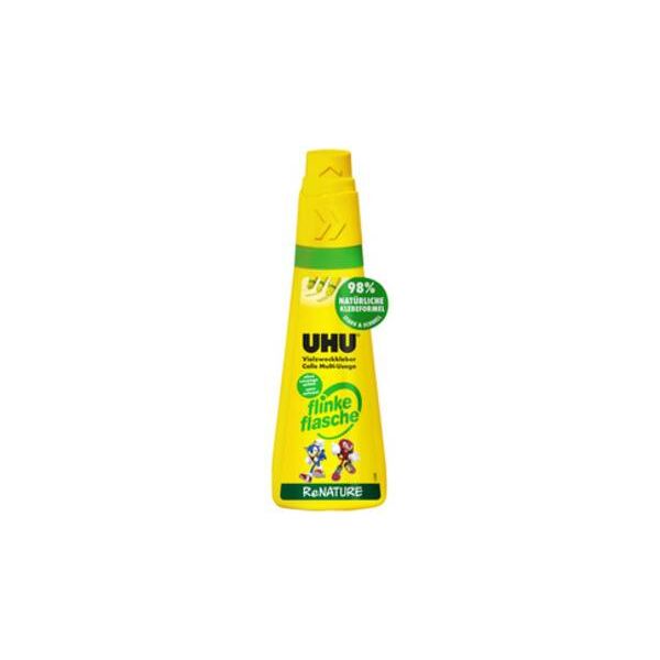 UHU VIELZWECKKLEBER flinke flasche ReNATURE, lösemittelf, nachfüllbar, 100 g