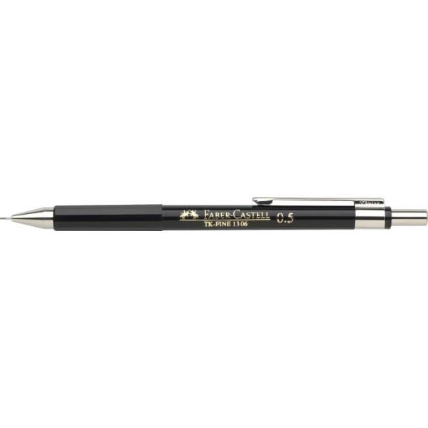 Druckbleistift TK®-FINE 1306, Stärke: 0,5 mm, Härtegrad: HB,Schaftfarbe: schwarz