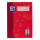 Schulheft Oxford, A4, 3, Lineatur 3, 16 Blatt, rot, mit Wolle und Isi