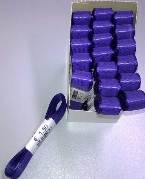 Uni-Taftband -  Schleifenband  - 15mm x 3m - violett