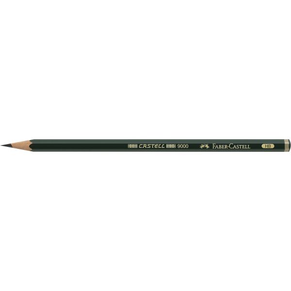 Bleistift CASTELL® 9000 Härtegrad HB Schaftfarbe dunkelgrün 1 Stück