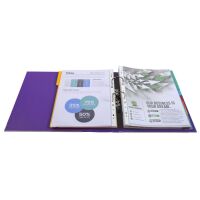 Ordner Premium, PP, DIN A4, 300 x 320 mm, 80 mm, lila
