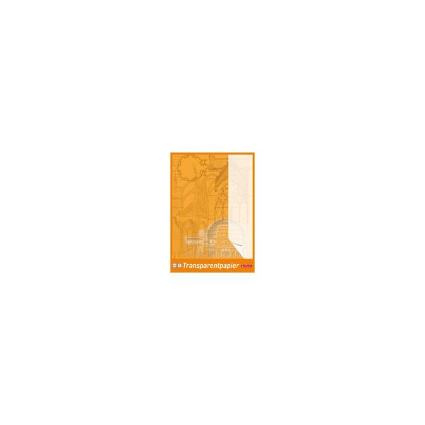 Herlitz Transparentpapierblock Zeichenpapier DIN A4 60 g/qm 30 Blatt