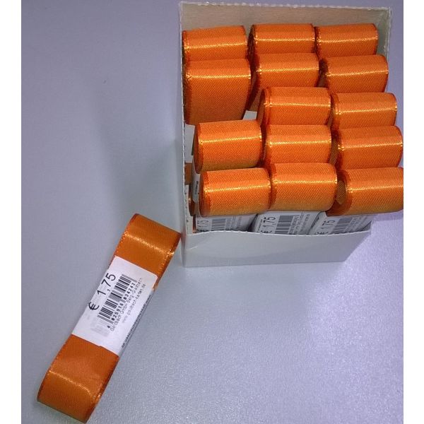 Uni-Taftband – Schleifenband – 25mm x 3m mm  - orange
