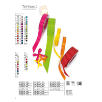 Uni-Taftband – Schleifenband – 25mm x 3m - rosa