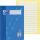 Oxford Schulheft A4 2. Schuljahr farbig hinterlegt, 2, 16, blau, mit Wolle un