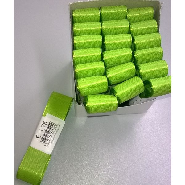 Uni-Taftband – Schleifenband – 25mm x 3m - apfelgrün